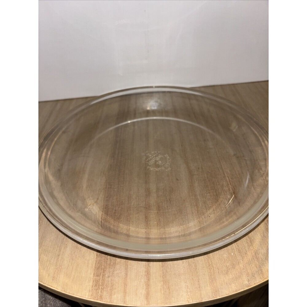 Anchor Hocking Fire King 462 Clear Glass Pie Plate 10” USA Baking Dish